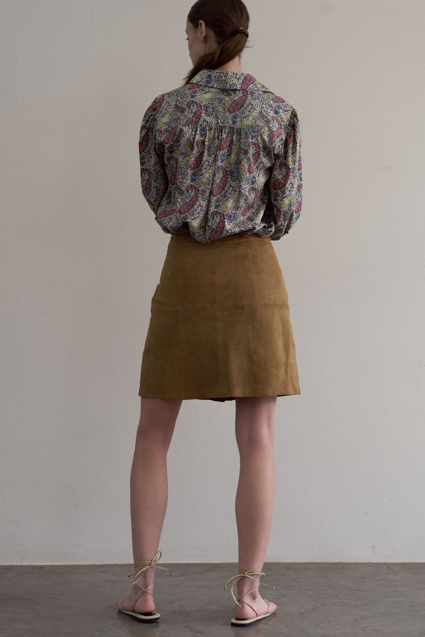 Paisley-print blouse