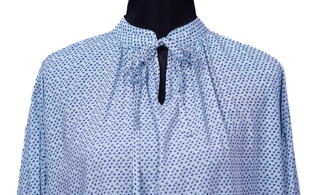 Tie-Neck chally blouse