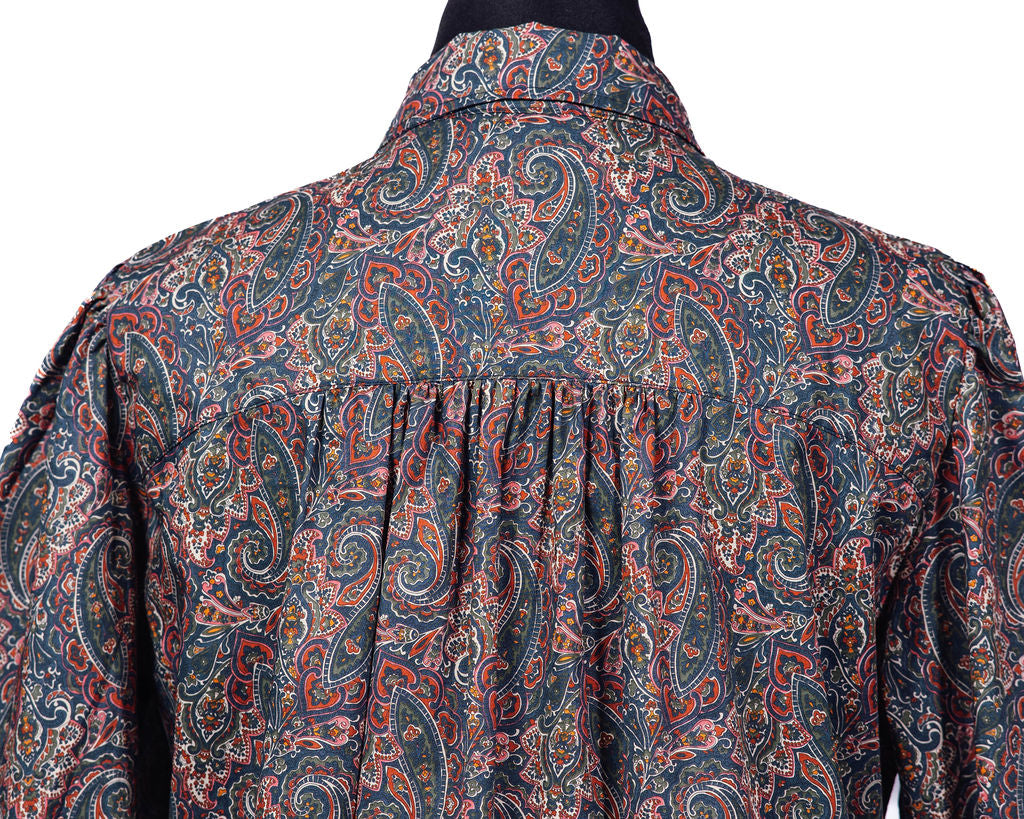 Paisley-print blouse