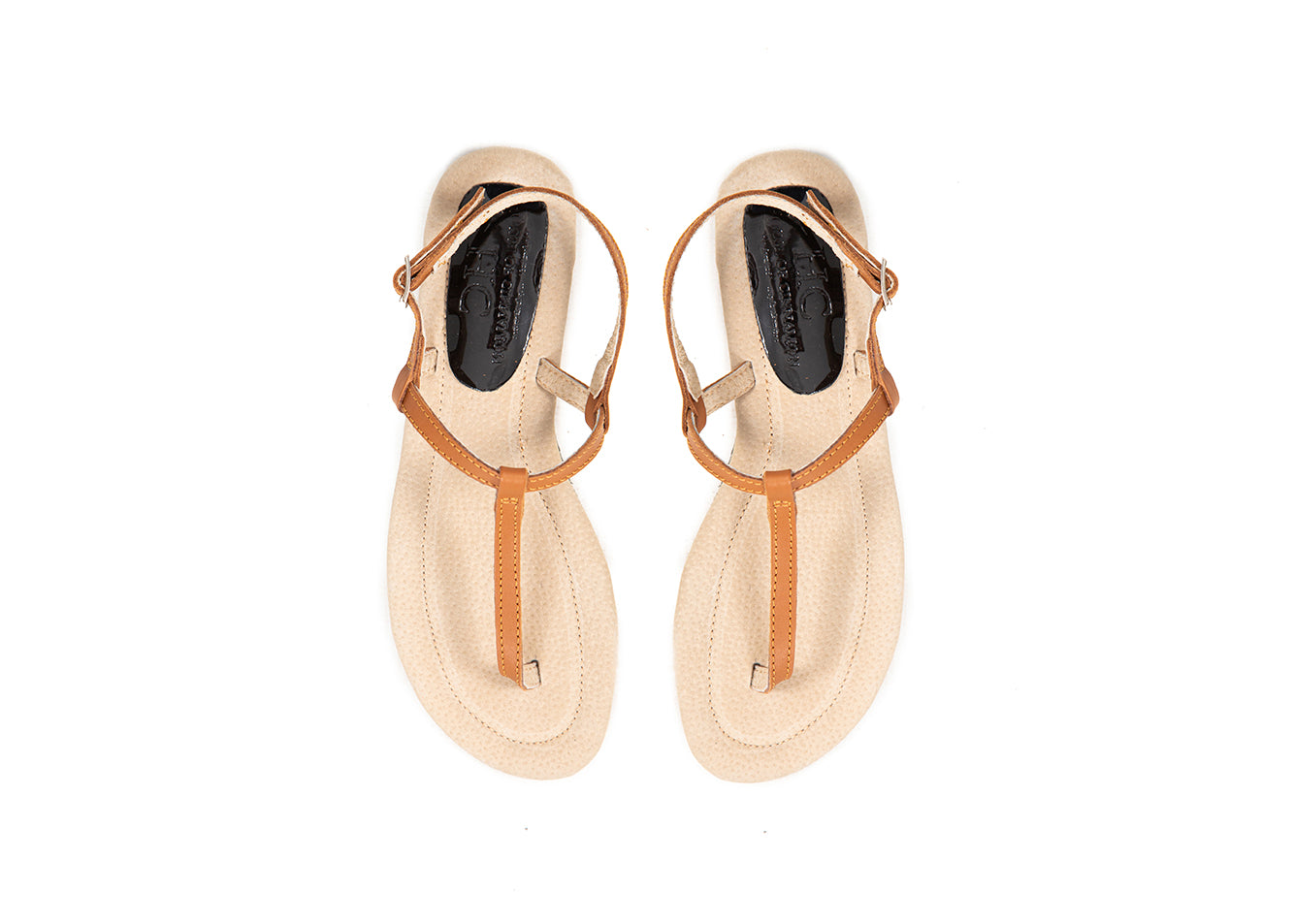 Catherine - tan leather sandals