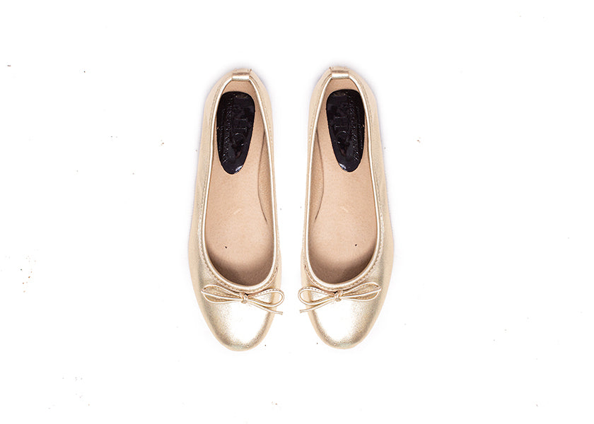 Ballet Flat - Metallic Gold