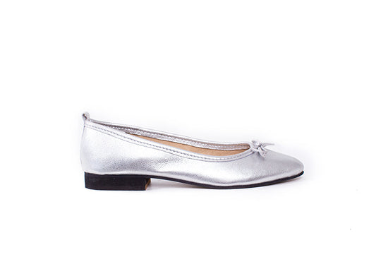 Ballet Flat - Metallic Silver