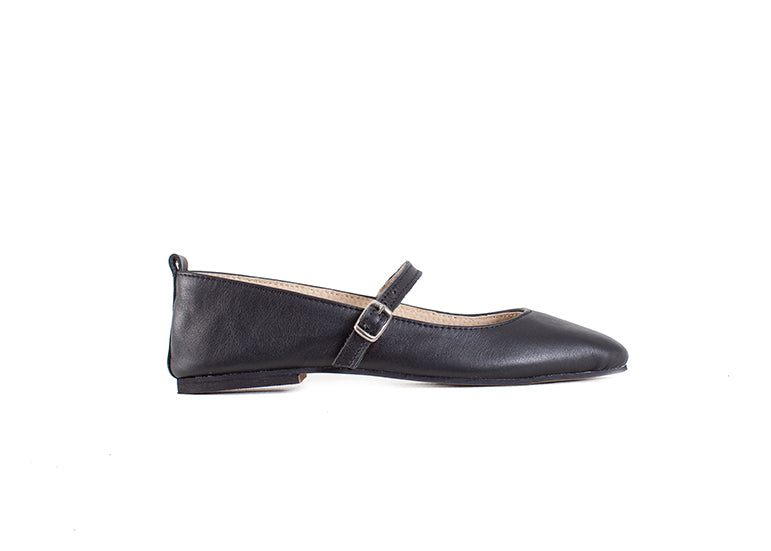 Mary Jane ballet flats - black leather