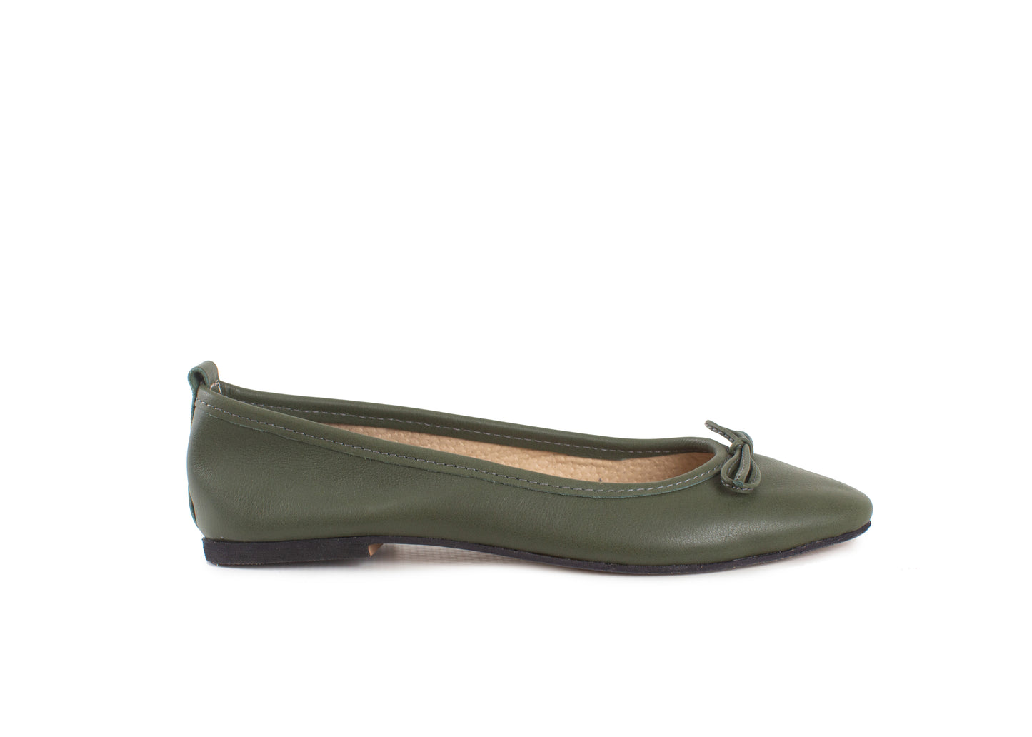 Ballet Flat - olive green