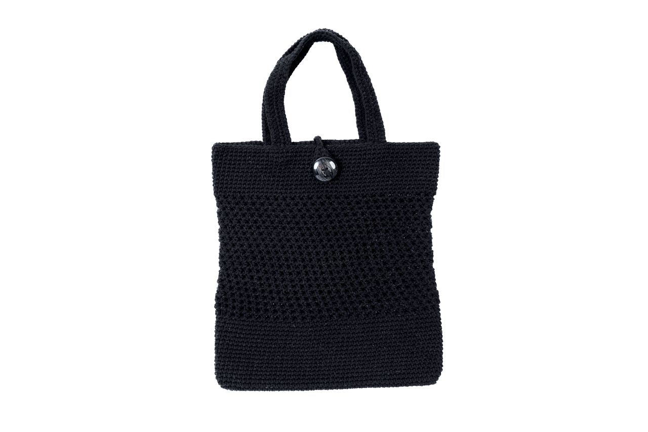 Crochet bag - black