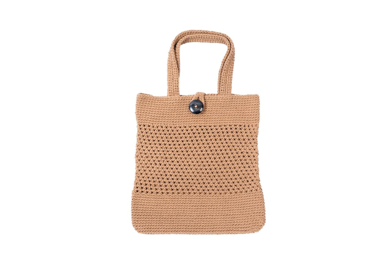 Crochet bag - tan