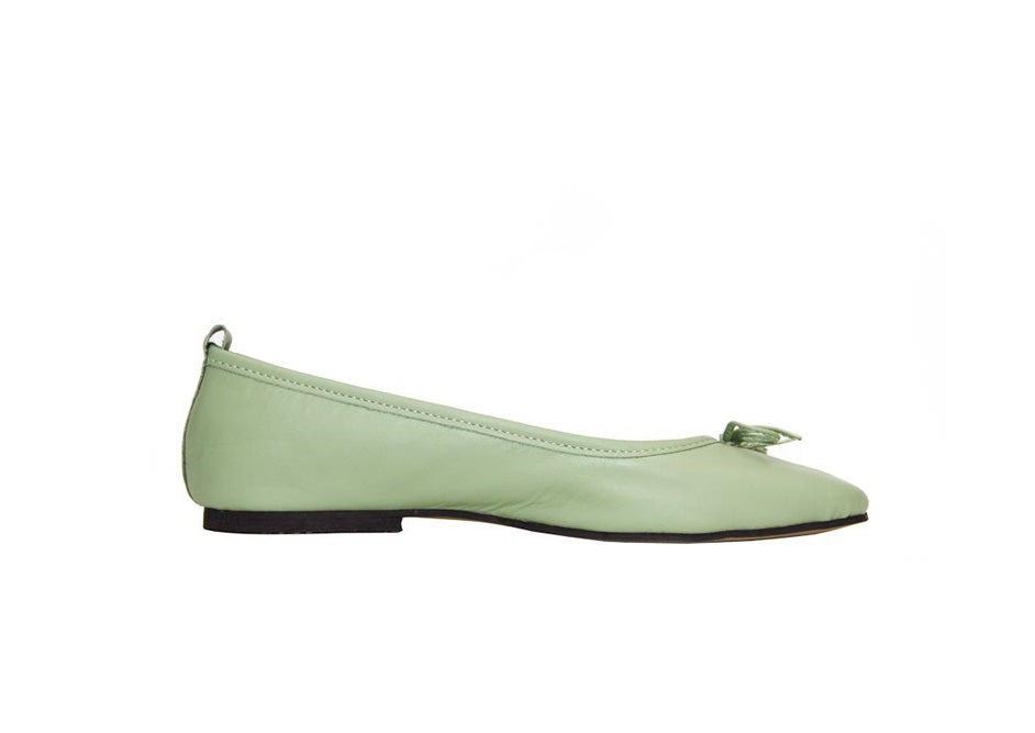 Ballet flat mint green