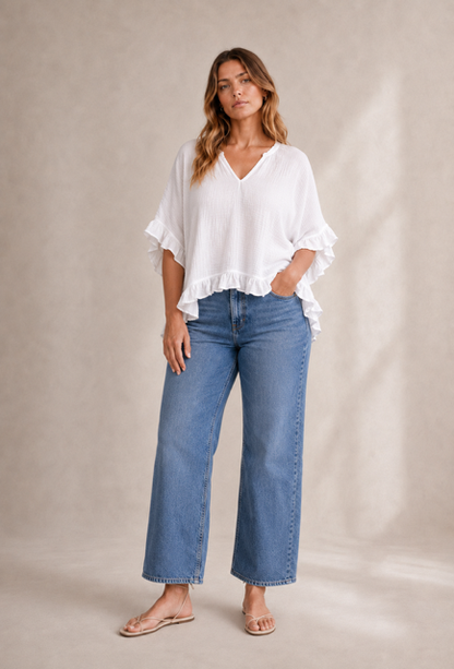 The Ruffle Hem Top