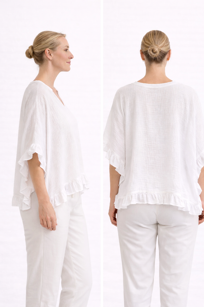 The Ruffle Hem Top