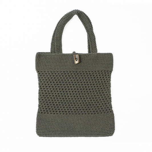 Crochet bag - olive