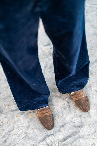 Navy corduory trousers