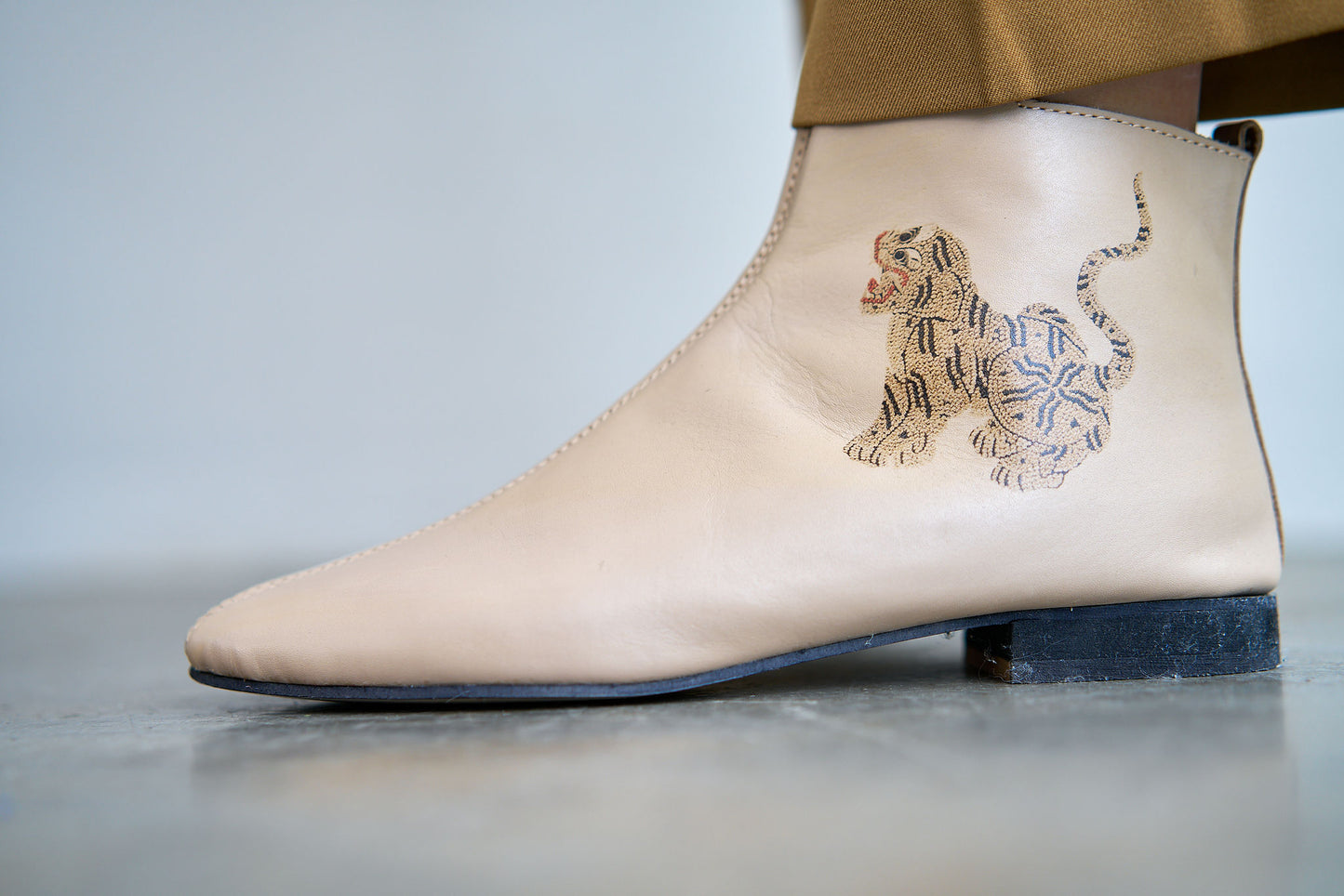 Classic ankle boot - tiger print