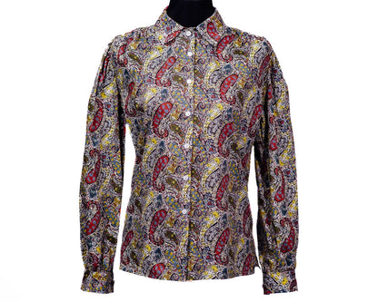 Paisley-print blouse