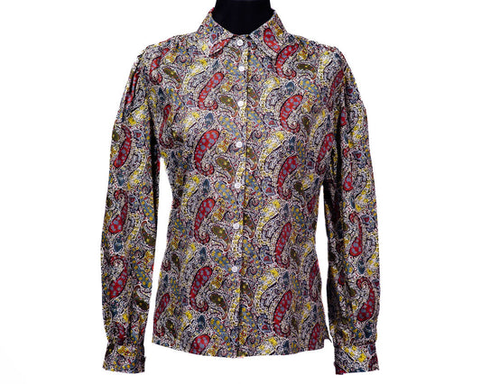 Paisley-print blouse