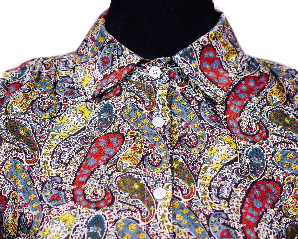 Paisley-print blouse