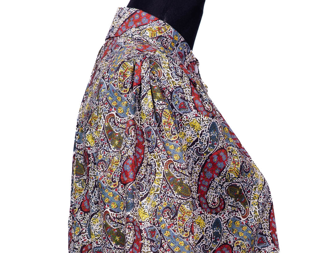 Paisley-print blouse