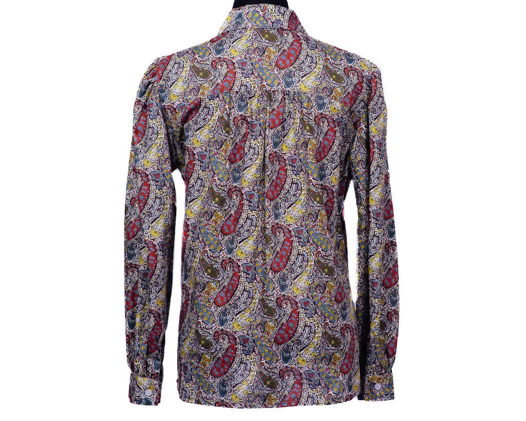 Paisley-print blouse