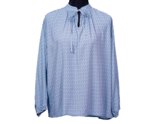 Tie-Neck chally blouse