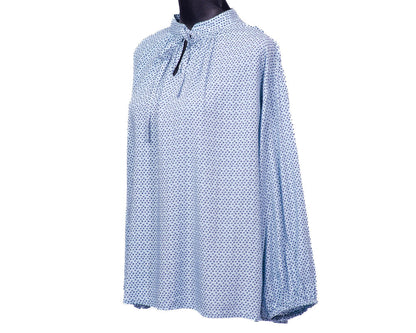 Tie-Neck chally blouse
