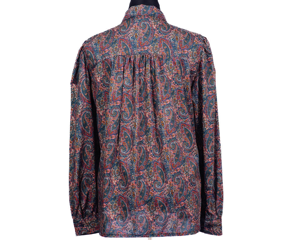 Paisley-print blouse