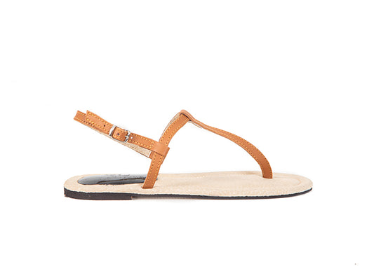 Catherine - tan leather sandals