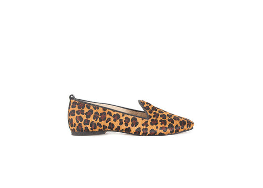 Round loafer - Calfhair leopard print