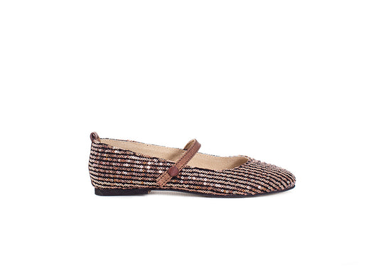 Mary Jane ballet flats - sequins