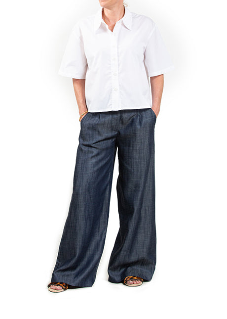 Soft wide legged denims