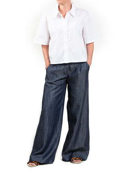 Soft wide legged denims