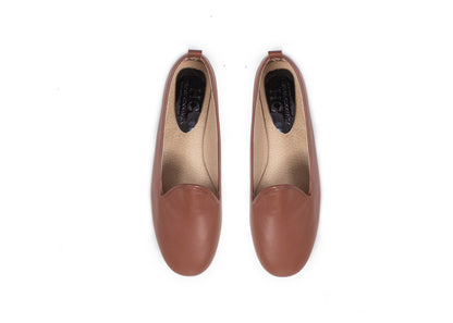 Round loafer - bister leather