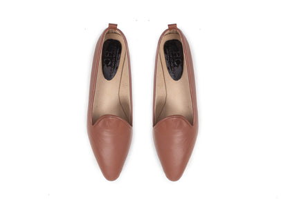 Pointed Loafer - bister leather