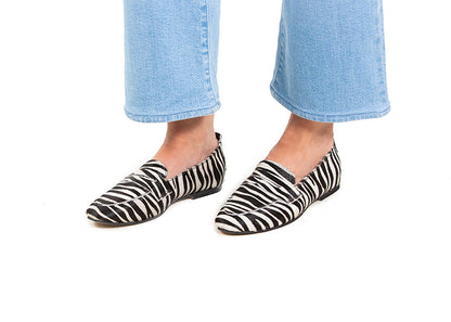 Penny loafer - calfhair zebraprint