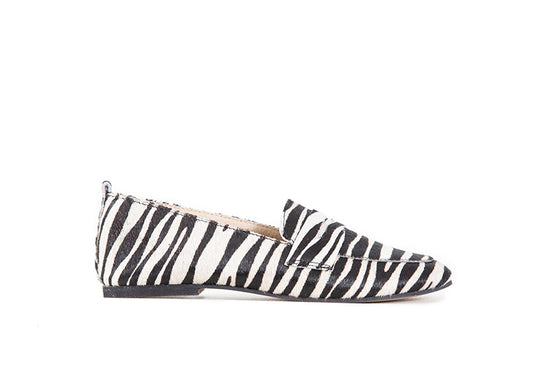 Penny loafer - calfhair zebraprint