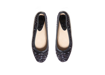 Ballet flat - Velvet animal print