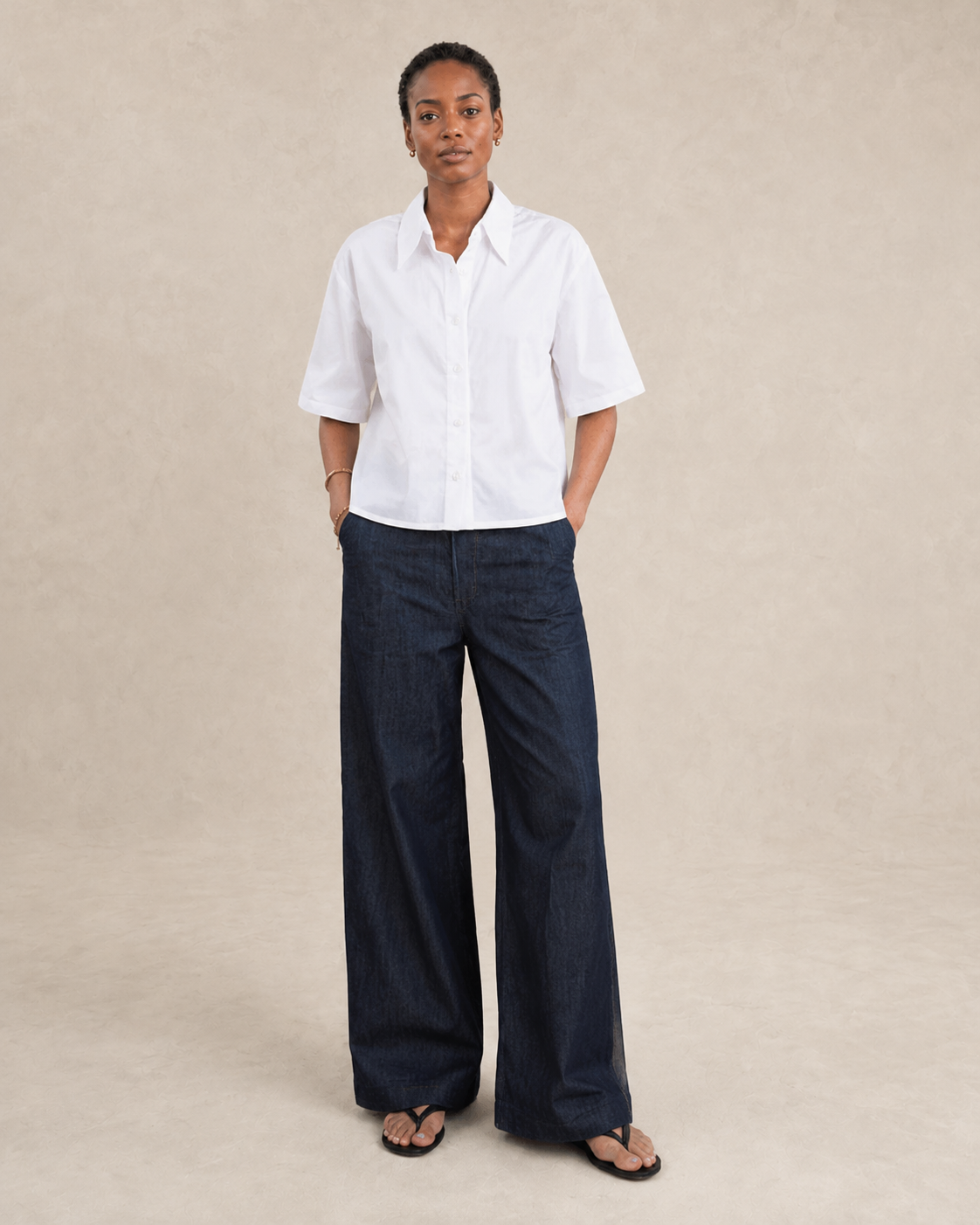 White cotton shirt