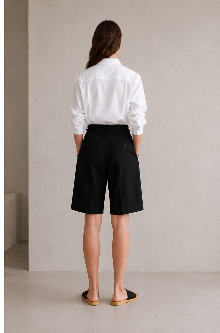 Bermuda shorts - black
