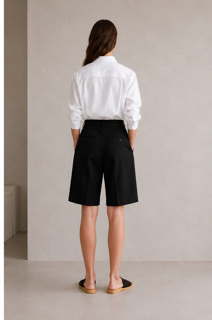 Bermuda shorts - black