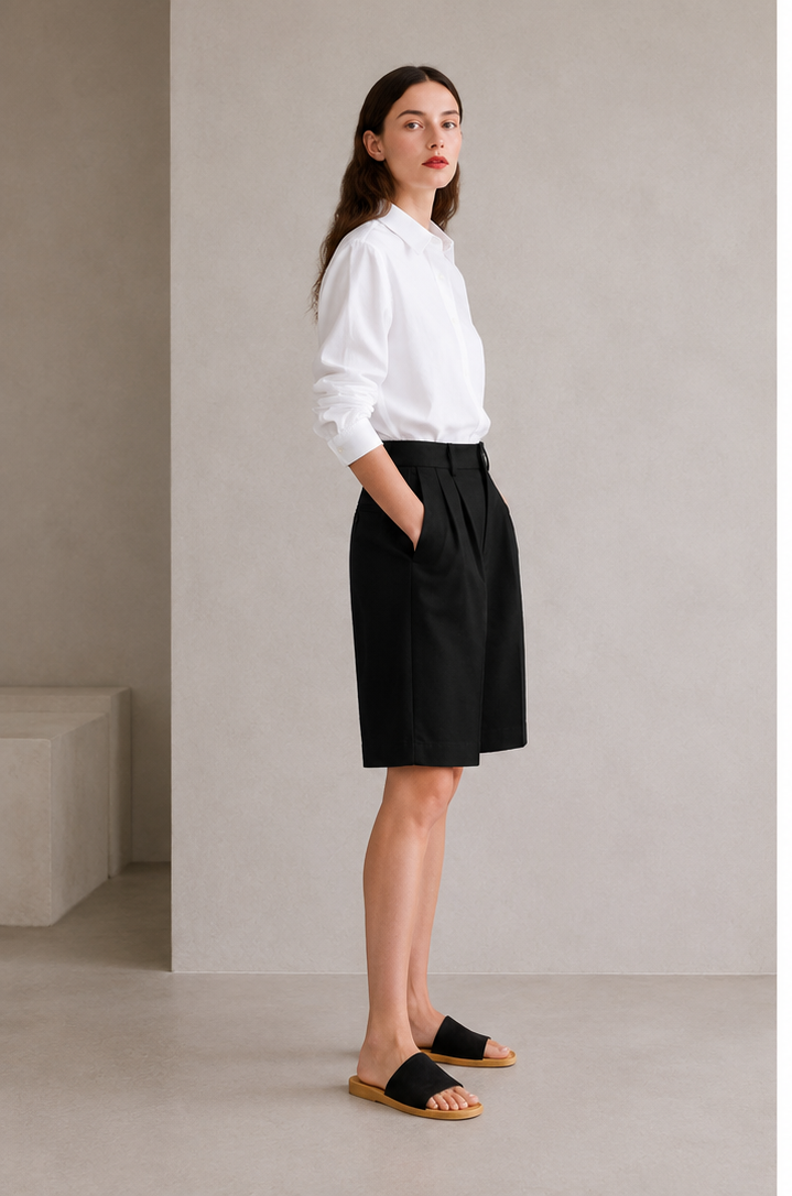 Bermuda shorts - black