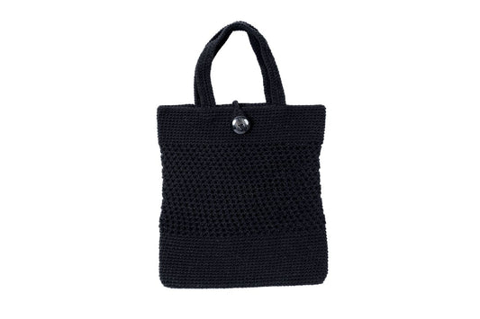 Crochet bag - black