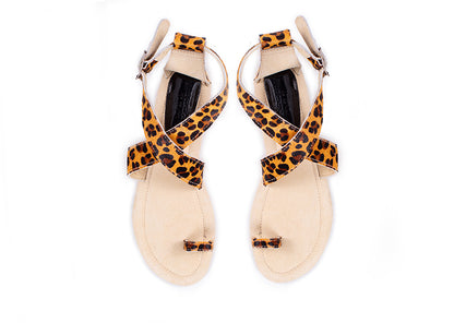 Simone - calfhair leopard