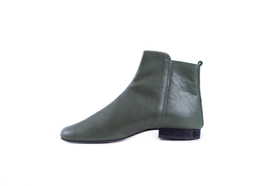 Classic ankle boot - moss green