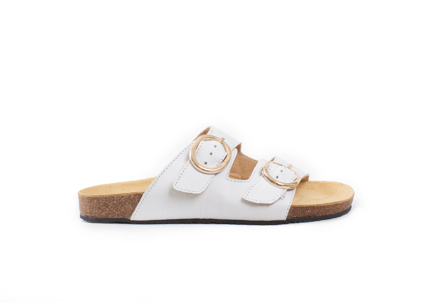 Greta Slides - cream textured